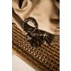 Hedvábná scrunchie leopard