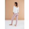 kalhoty Muse dusty pink back